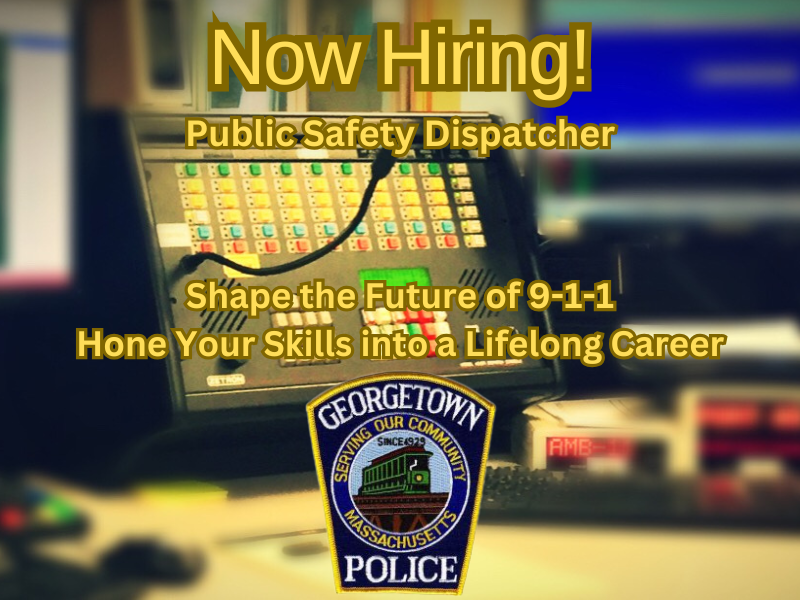 Now Hiring! Public Safety Dispatcher. Shape the future of 9-1-1. Hone your skills into a lifelong career.